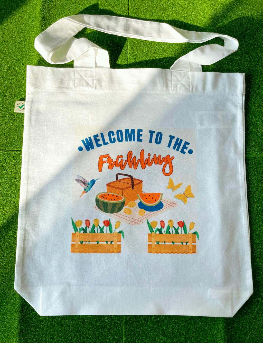 Hallo Frühling Tote Bag